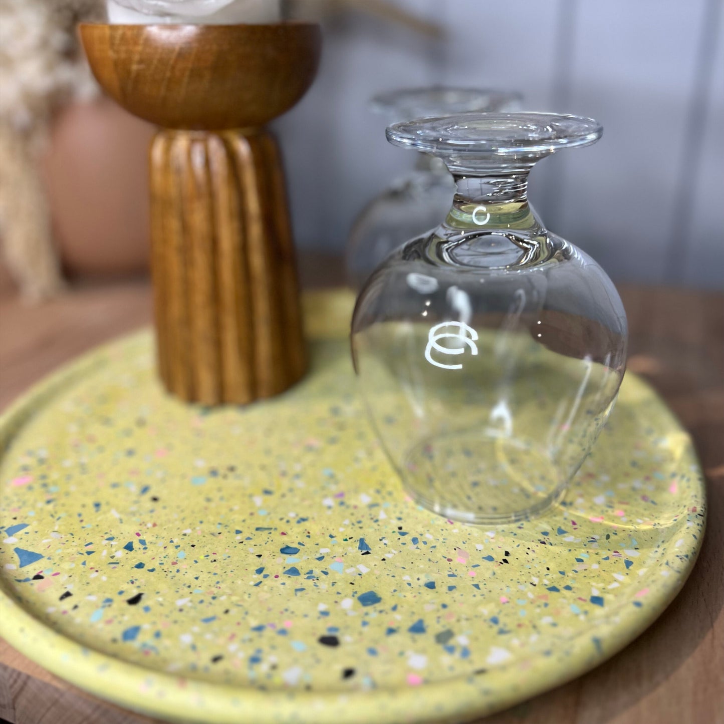 Round Tray - Large Sunny Terrazzo