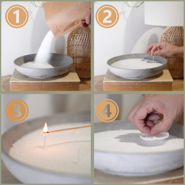 TOP Candle Sand 1kg +60 Wicks