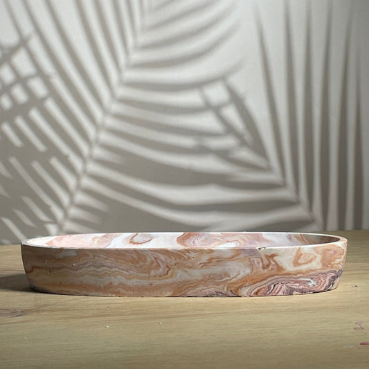 Essence Bowl/Vessel - Terracotta Swirl