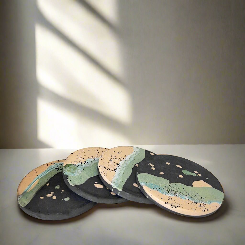 Coaster Set  - Black Sands