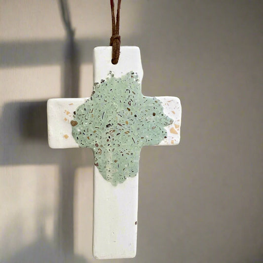 Wall Cross - Sage & Stone