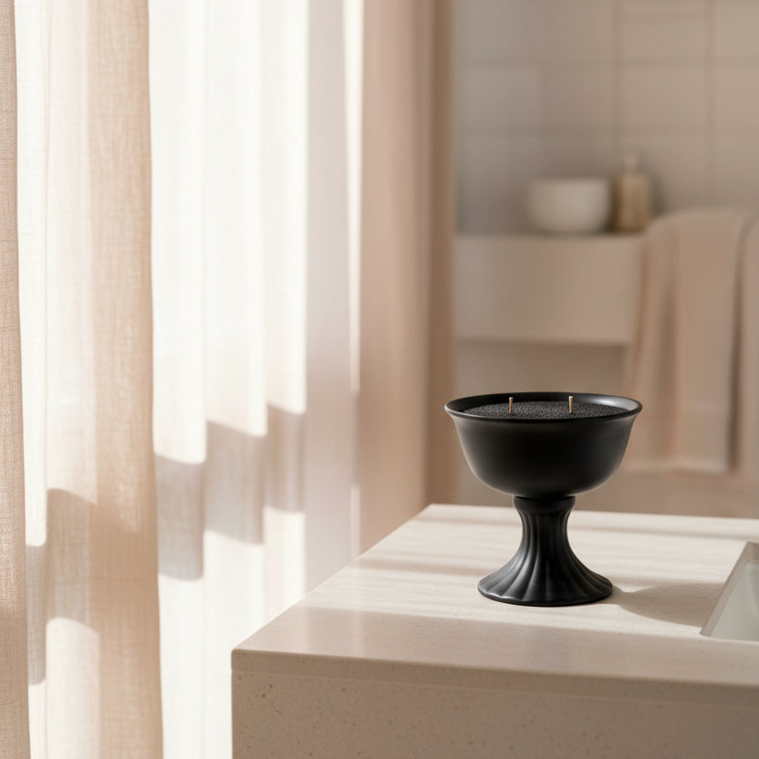 Black Amity Bowl & CandleSand Bundle